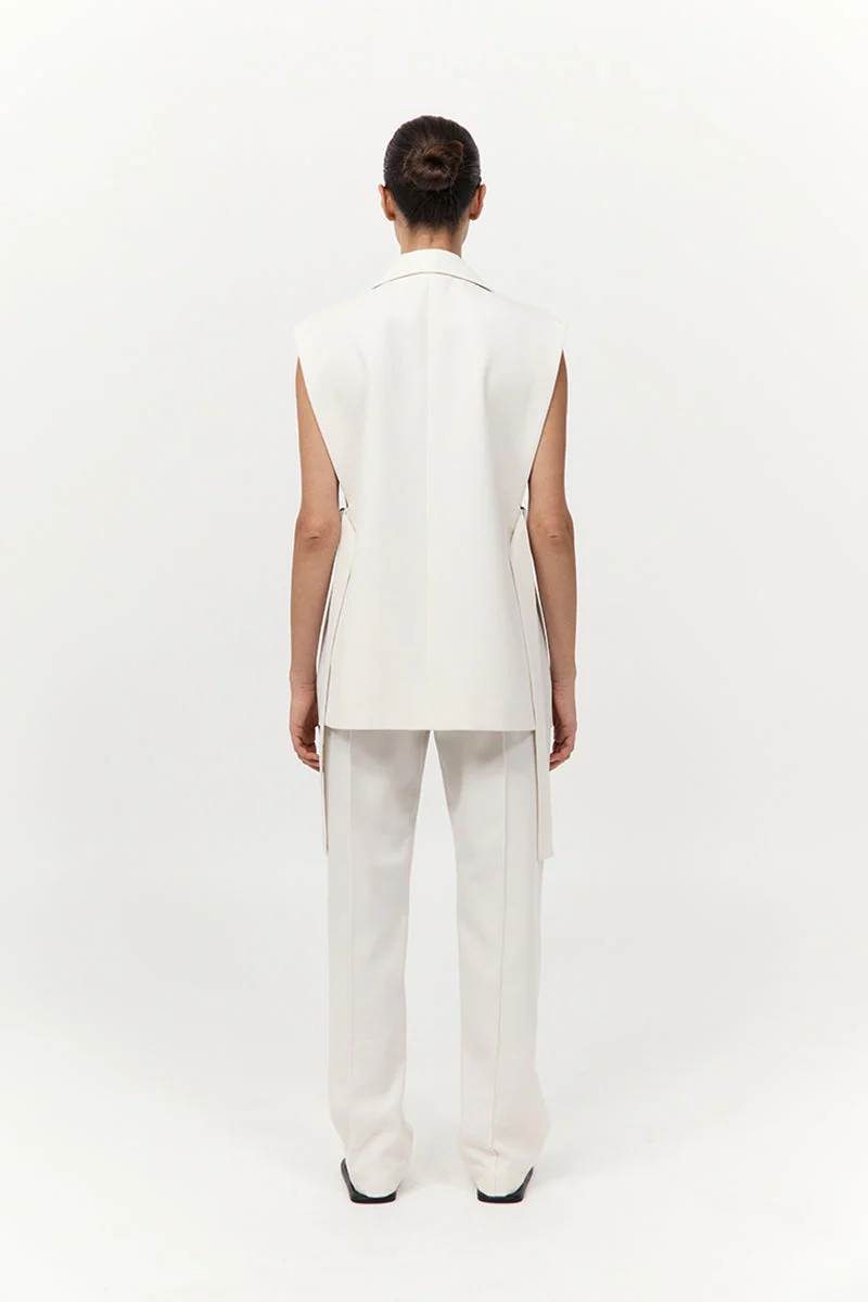 St. Agni Relaxed Side Tie Vest - Image 7