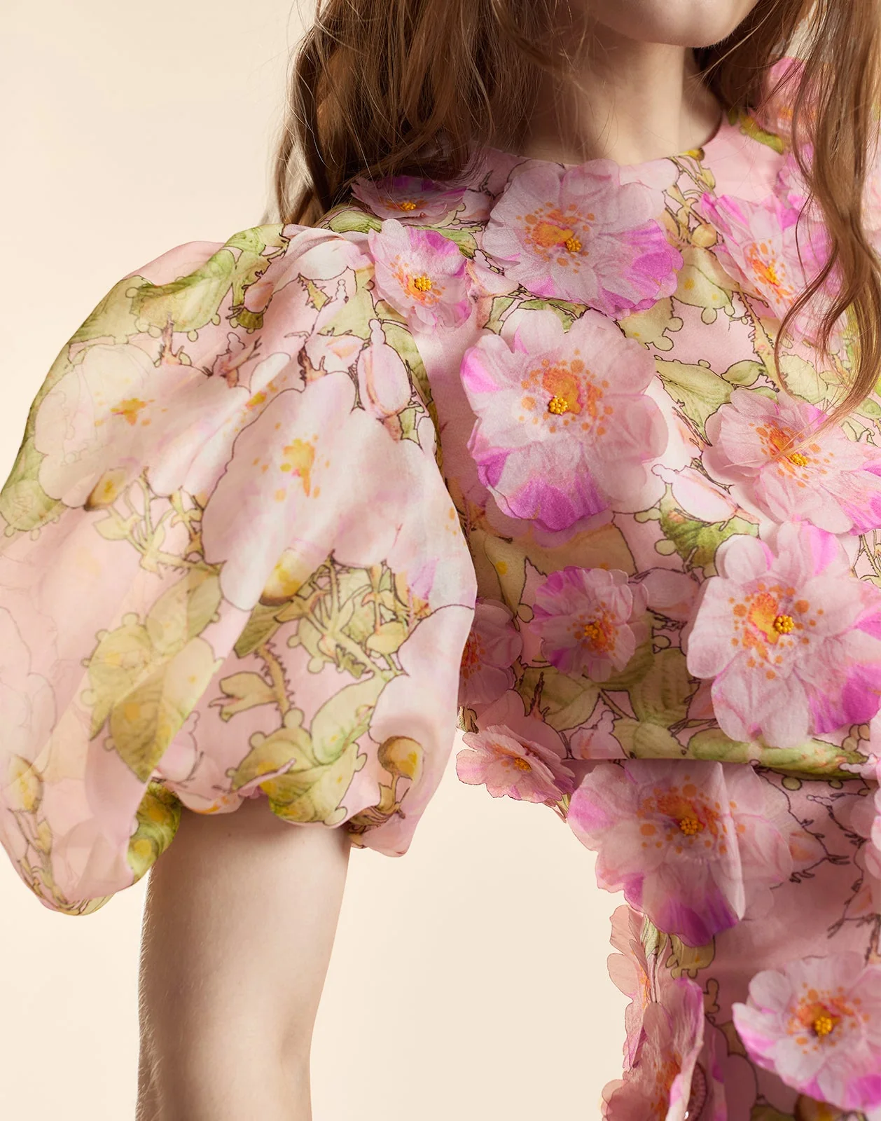 Cynthia Rowley Poppy Silk Mini Dress - Pink Multi - Image 5