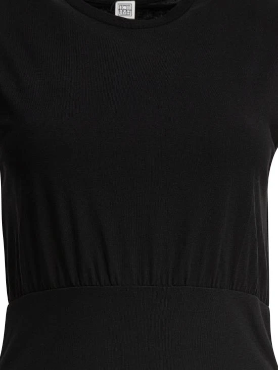 Totême Midi Dress - Black - Image 3