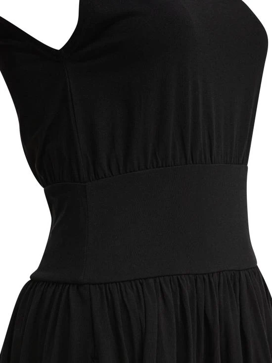Totême Midi Dress - Black - Image 4