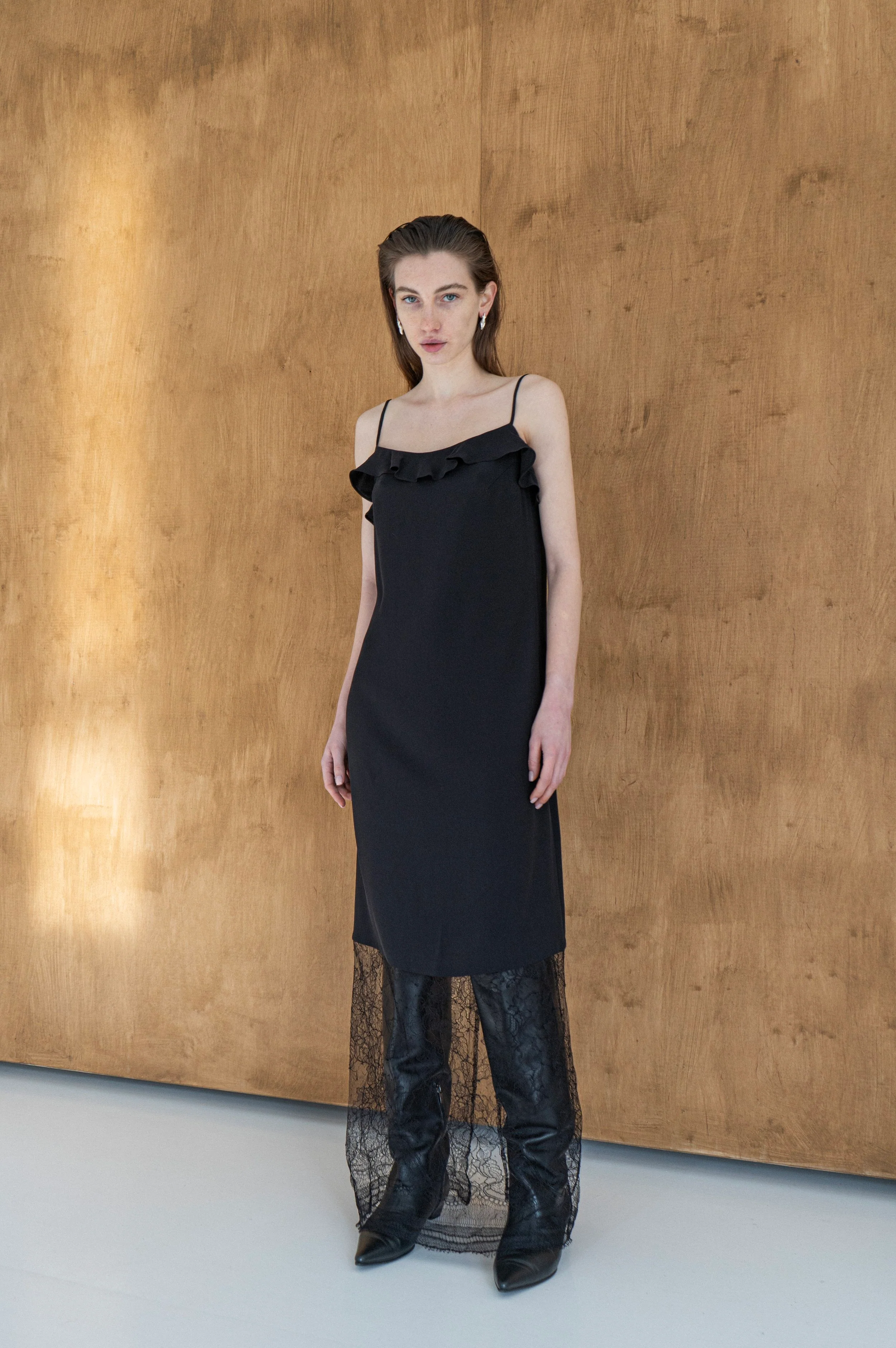 K M by L A N G E Kostel Long Lace Dress - Image 6