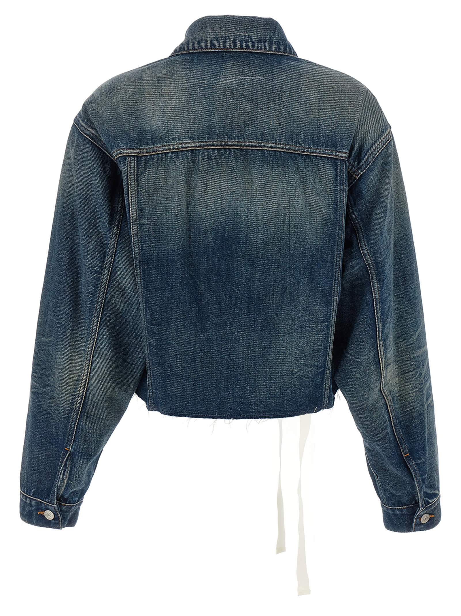 MM6 Maison Margiela Tape Denim Jacket - Image 2