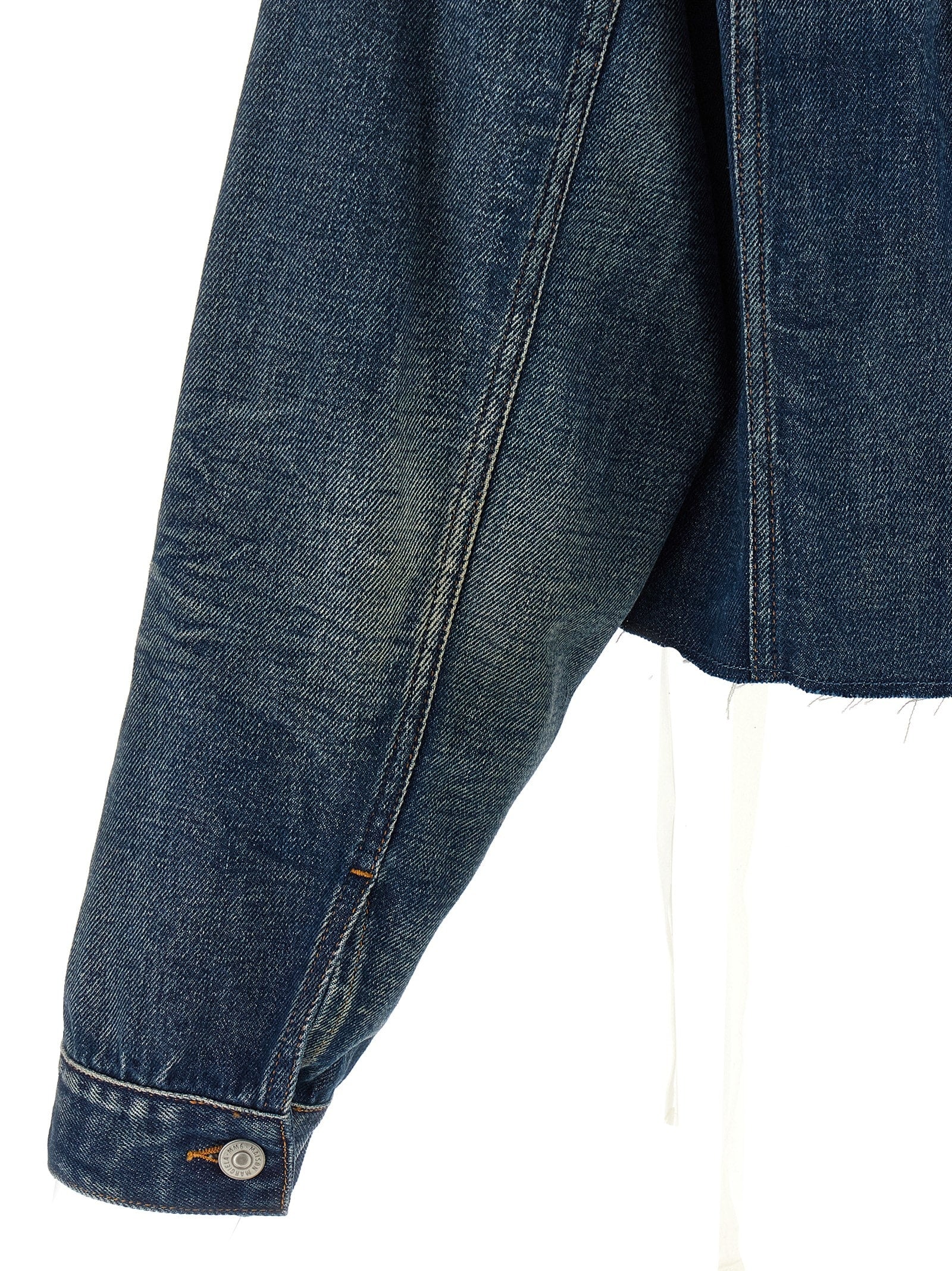 MM6 Maison Margiela Tape Denim Jacket - Image 4