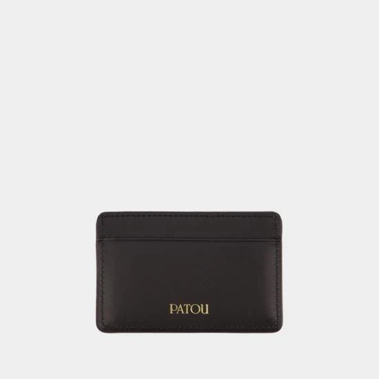 Patou Business Card Wallet - Black - Image 2