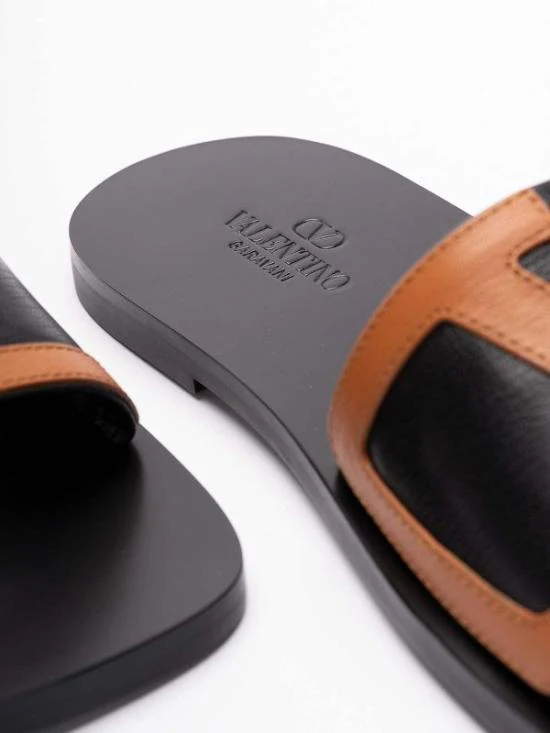 Valentino Mule/Slippers - Black/Brown - Image 5