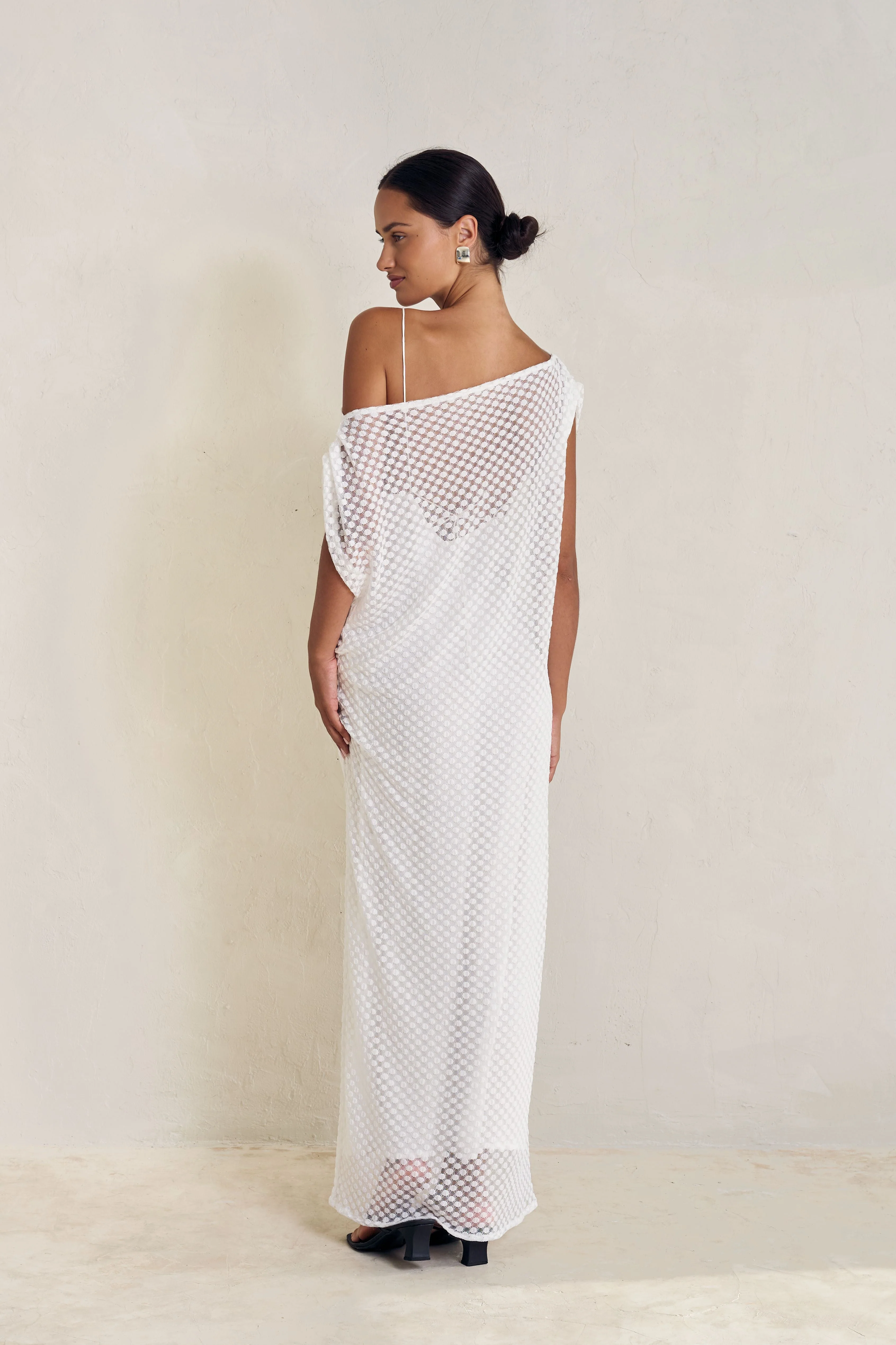 BAHHGOOSE Off Shoulder Dress Lace - Image 2