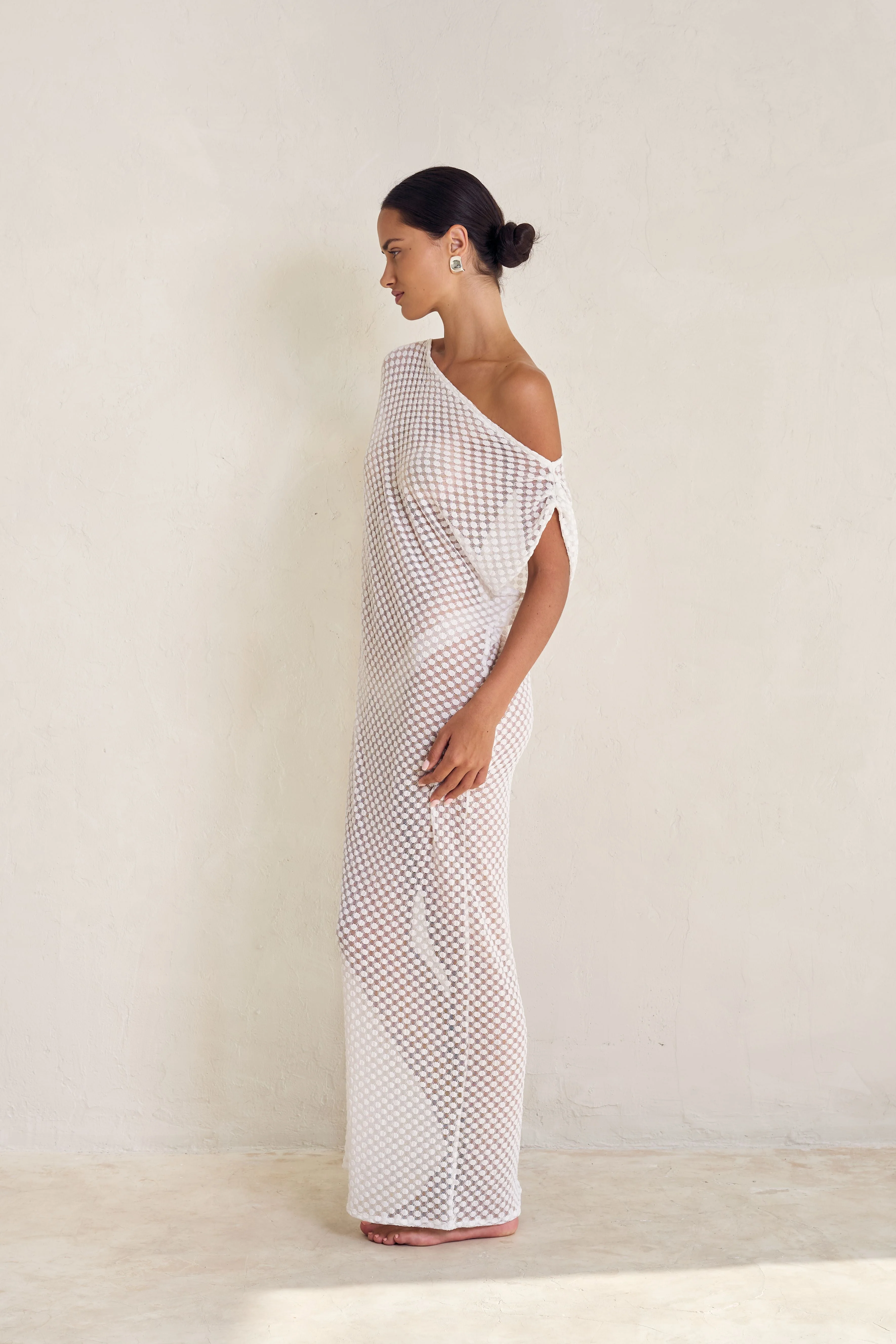 BAHHGOOSE Off Shoulder Dress Lace - Image 4