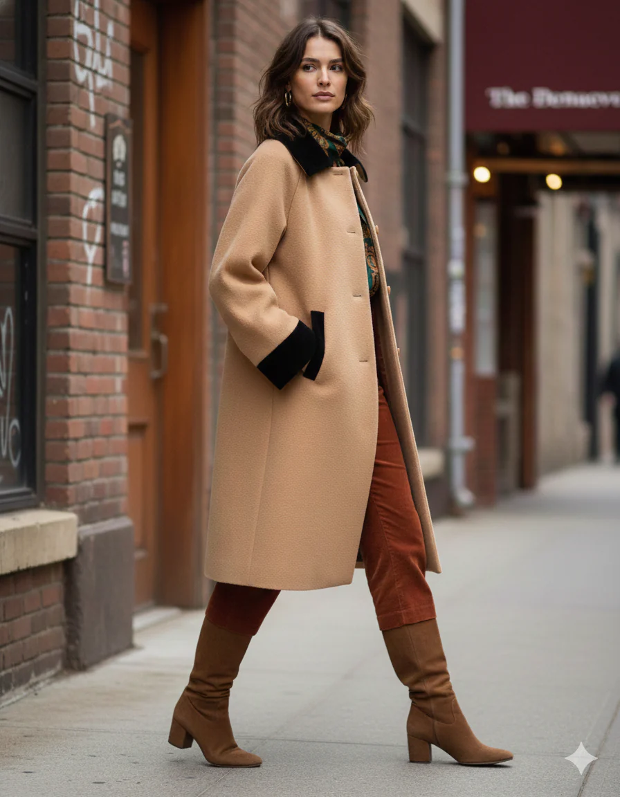 Kristinit Cocoa Deneuve Coat - Image 3
