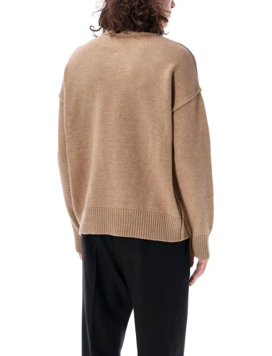 AMI UKS406018289 Turtleneck - Camel Red - Image 2