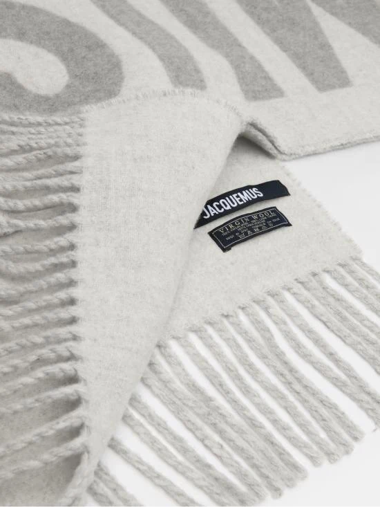 Jacquemus Scarf - Gray - Image 3