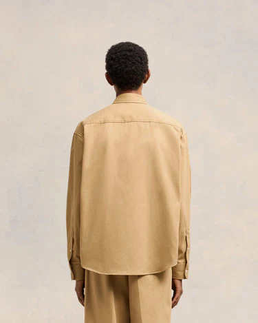 AMI HSH170CO0082255 Shirt - Sand - Image 2
