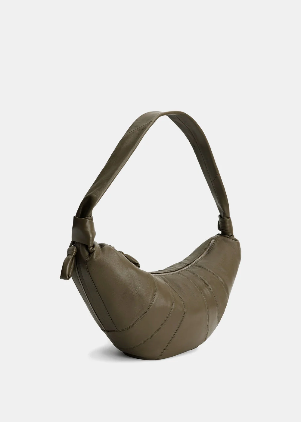 Lemaire Large Croissant Bag - Dark Khaki - Image 4