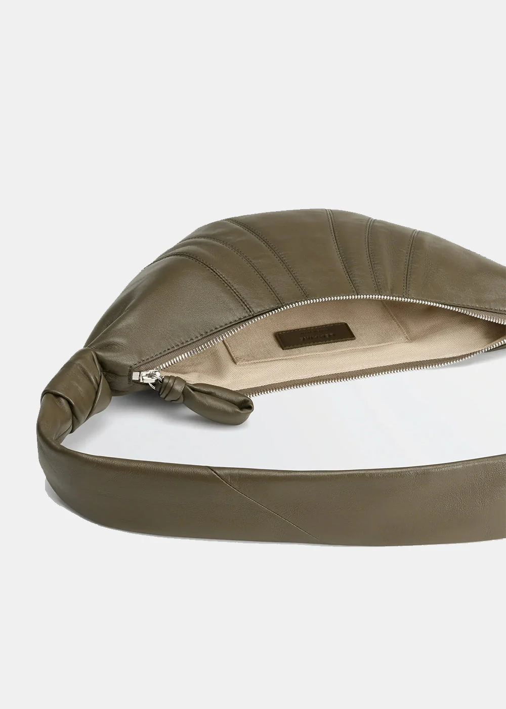 Lemaire Large Croissant Bag - Dark Khaki - Image 5