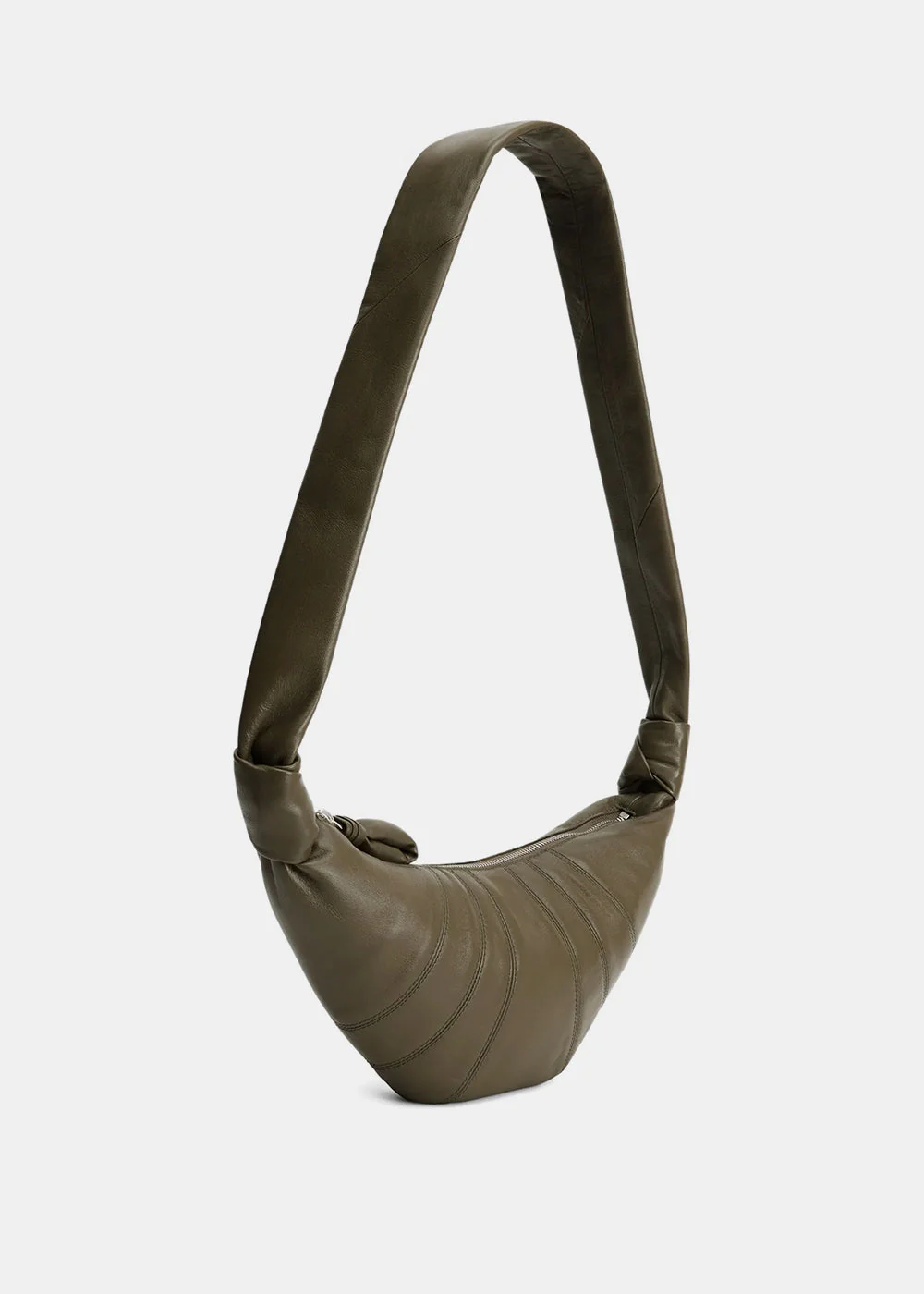 Lemaire Small Croissant Bag - Dark Khaki - Image 2