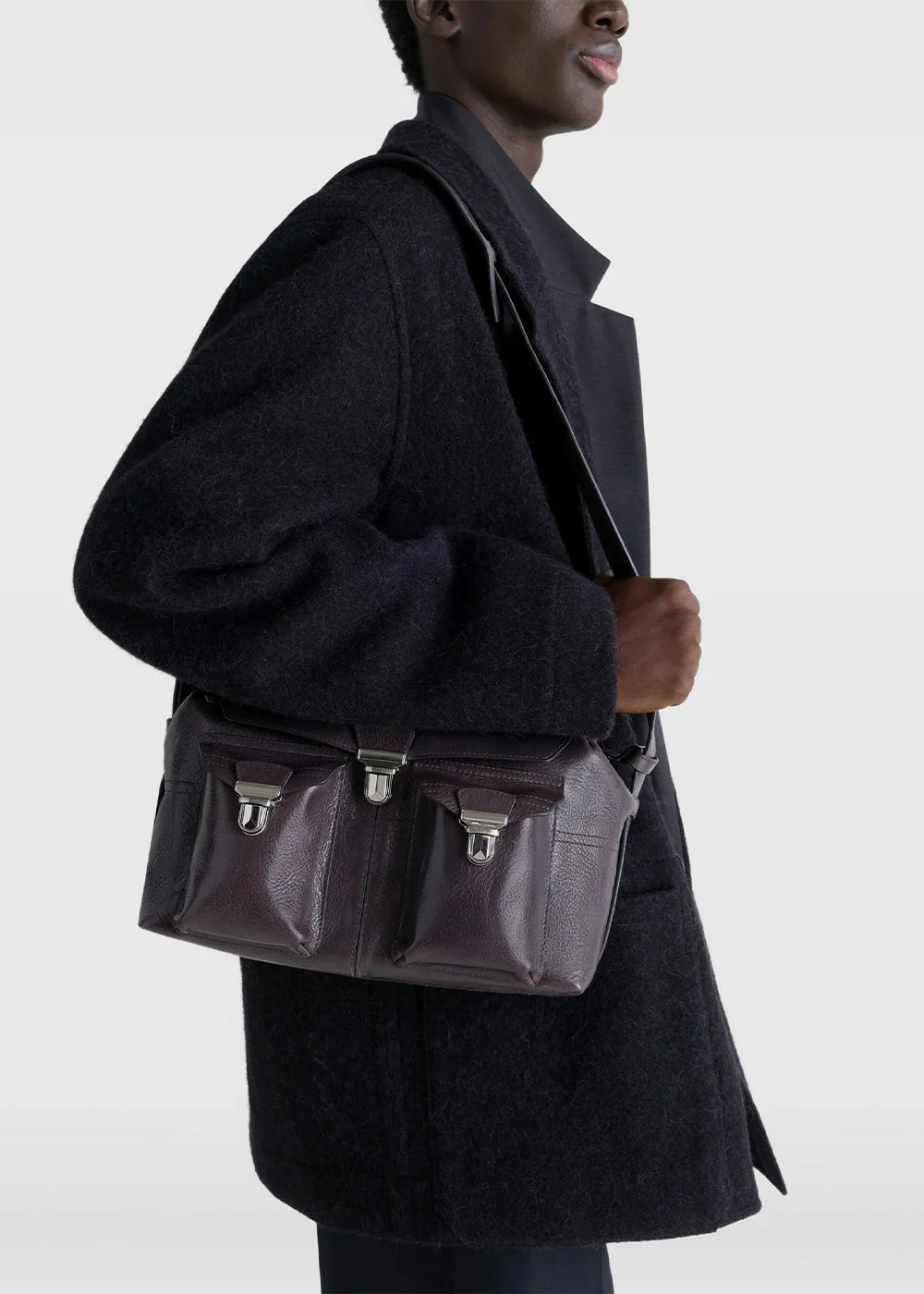 Lemaire Medium Gear Bag - Dark Mink - Image 2