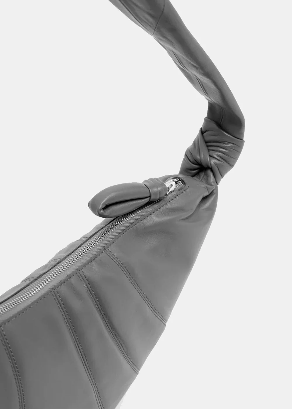 Lemaire Medium Croissant Bag - Smoked Pearl - Image 4