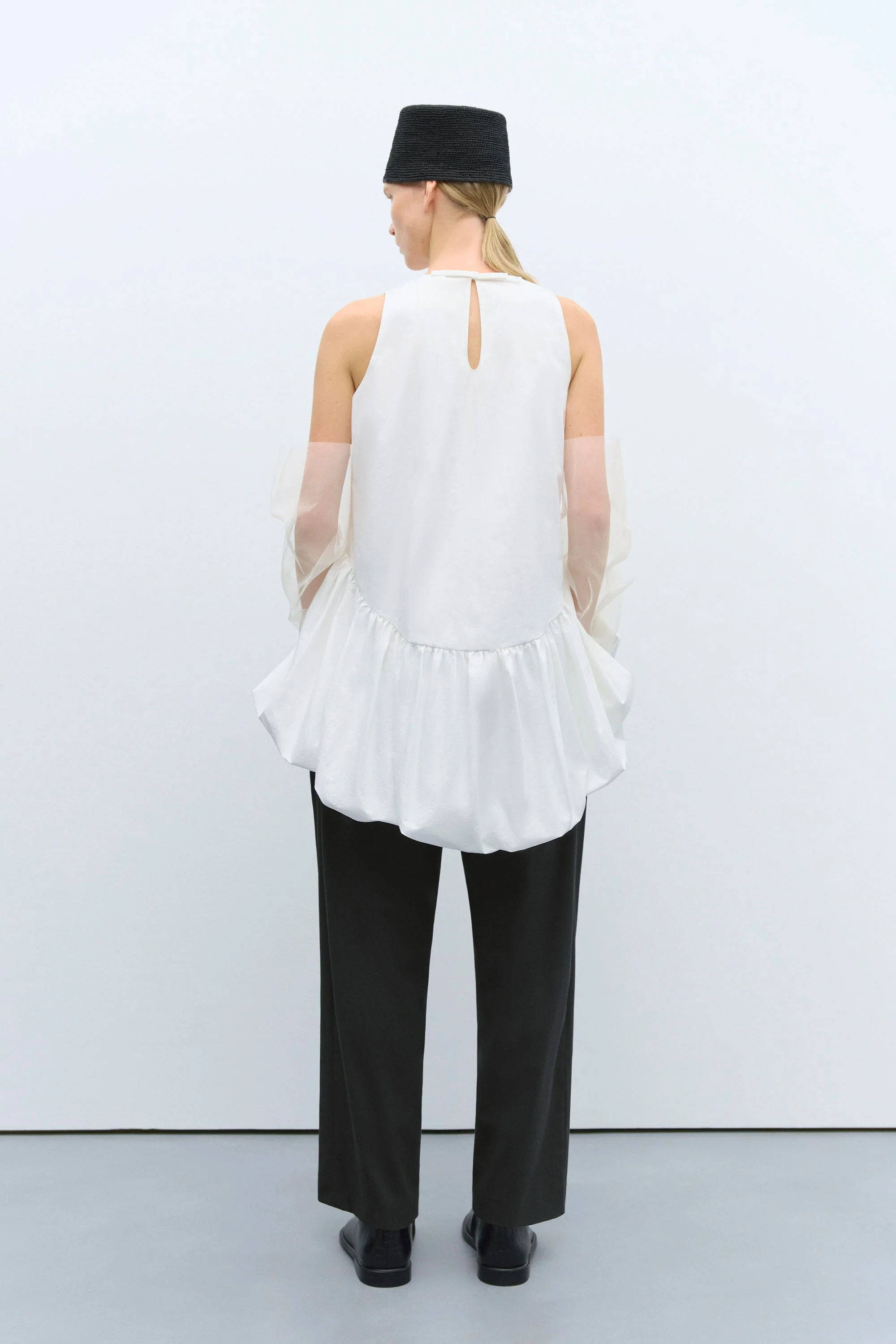 Cordera Balloon Mini Dress - Image 5