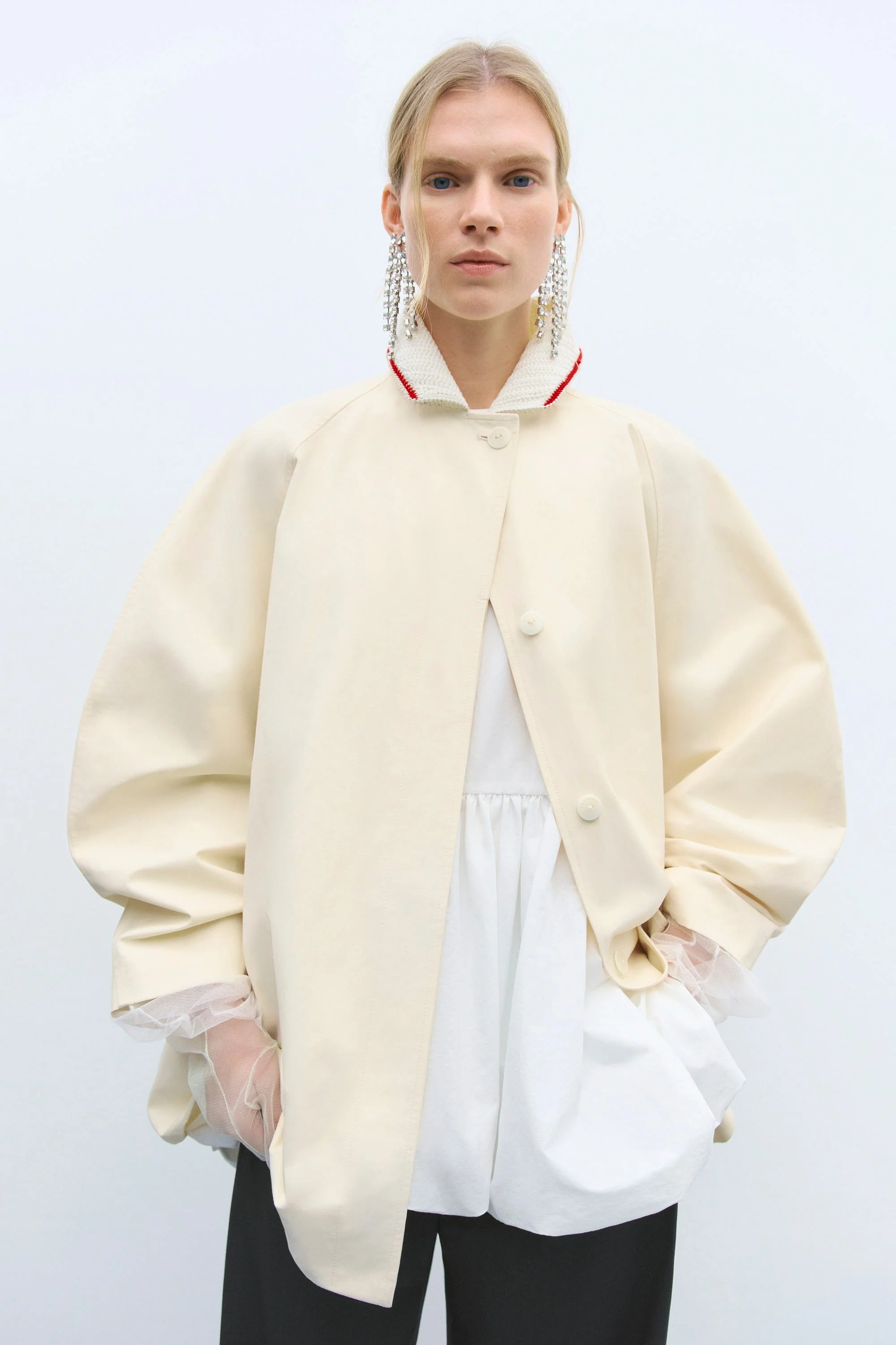 Cordera Crochet Collar Jacket