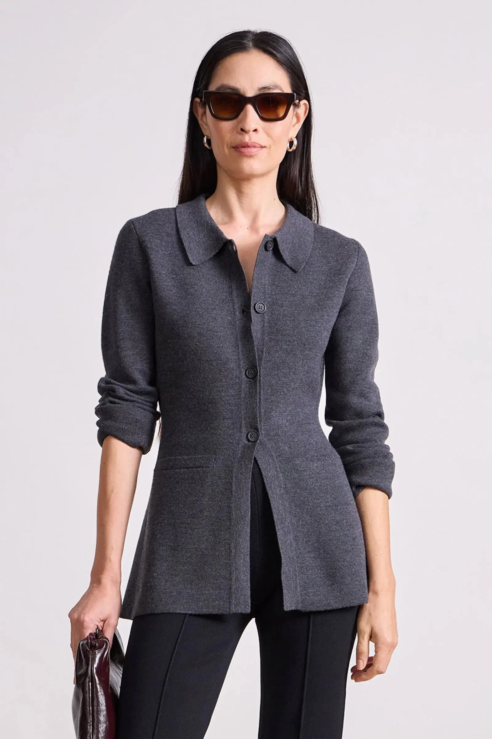 Apiece Apart Betti Knit Cardi Cardigan