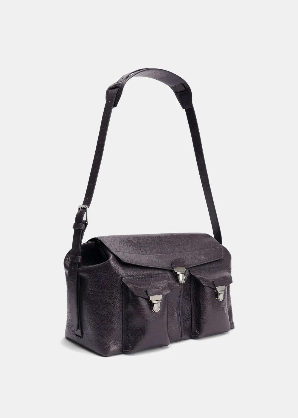 Lemaire Week-End Gear Bag - Dark Mink - Image 4