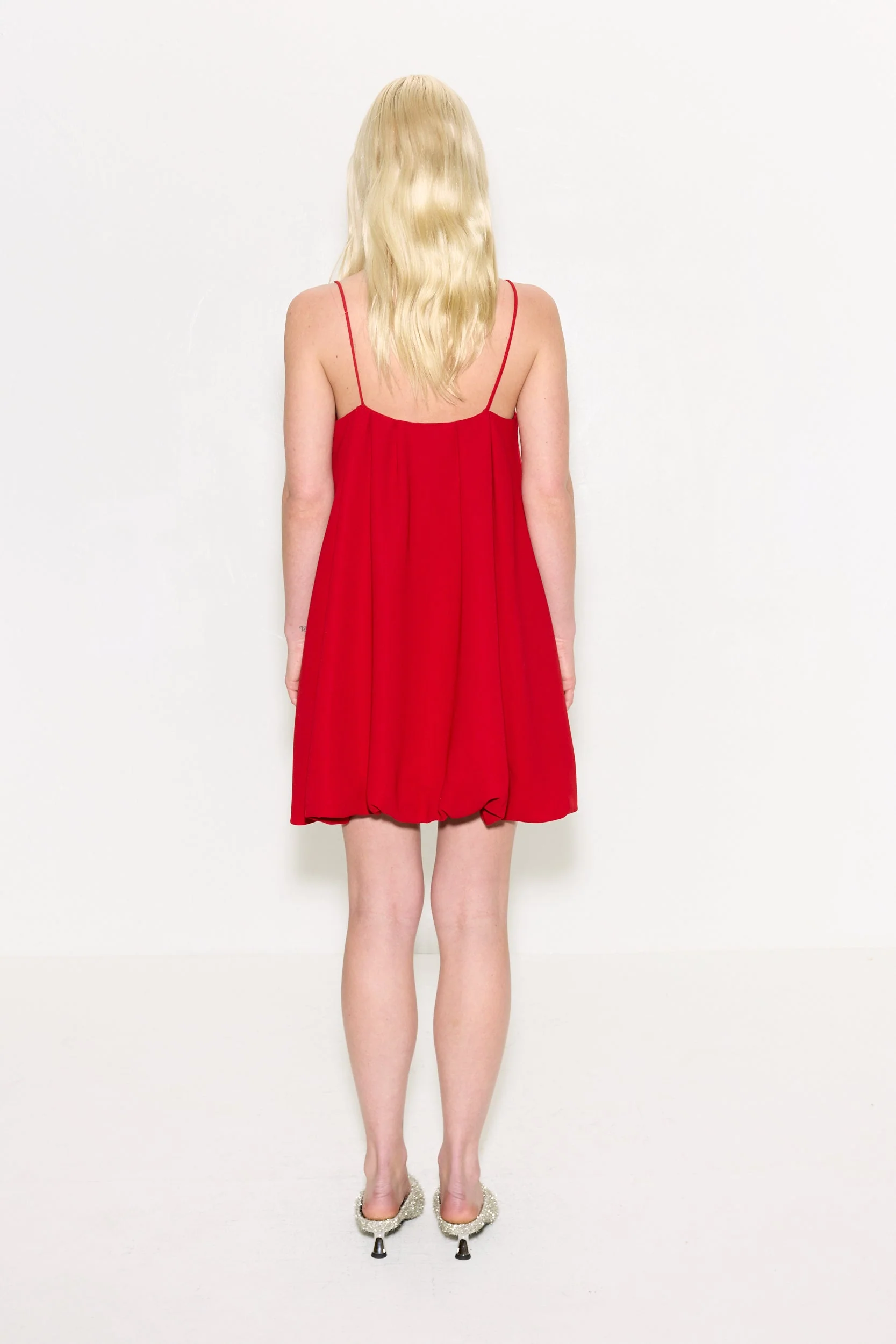 Simon Miller Cleo Crepe Mini Dress - Lucky Red - Image 3