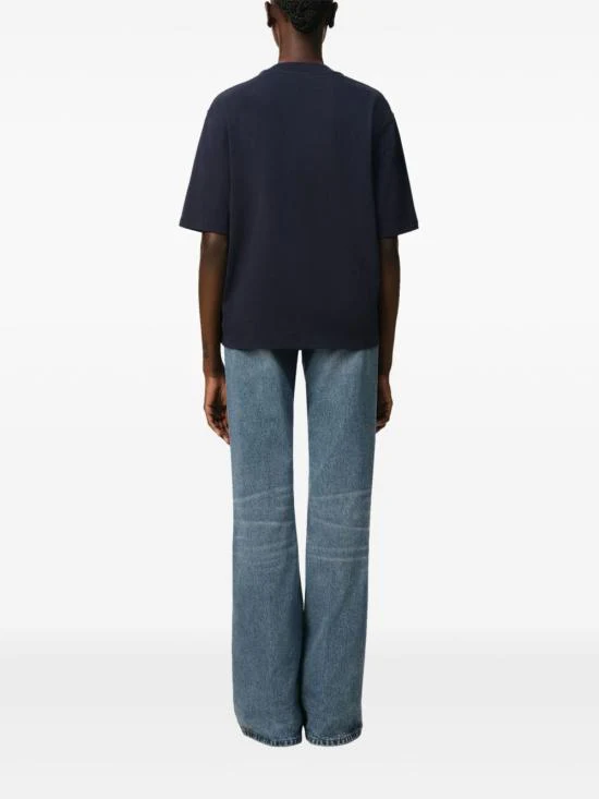 AMI Short Sleeve T-Shirt - Navy - Image 5