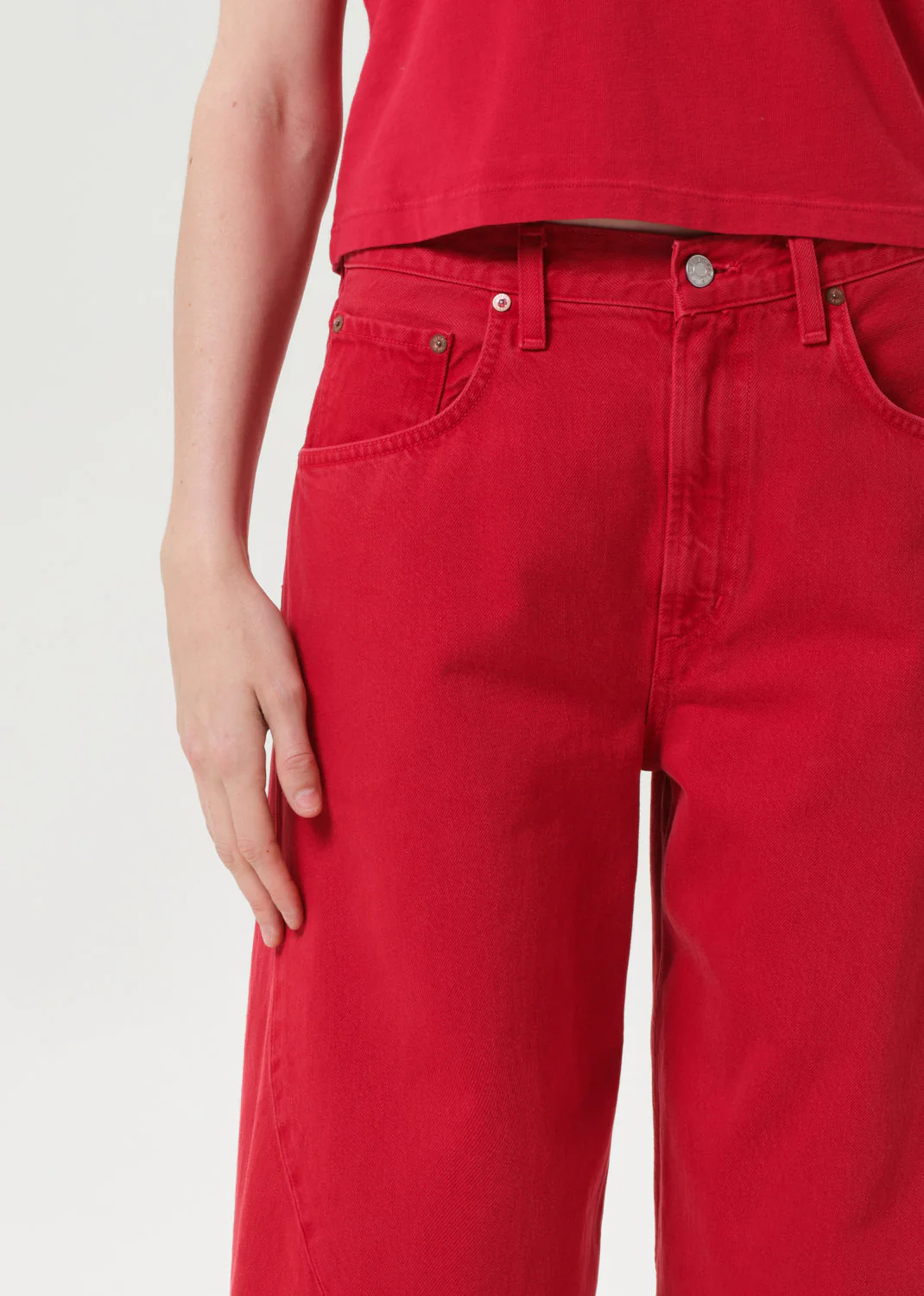 AGOLDE Twist Jean Jeans - Tomato - Image 5