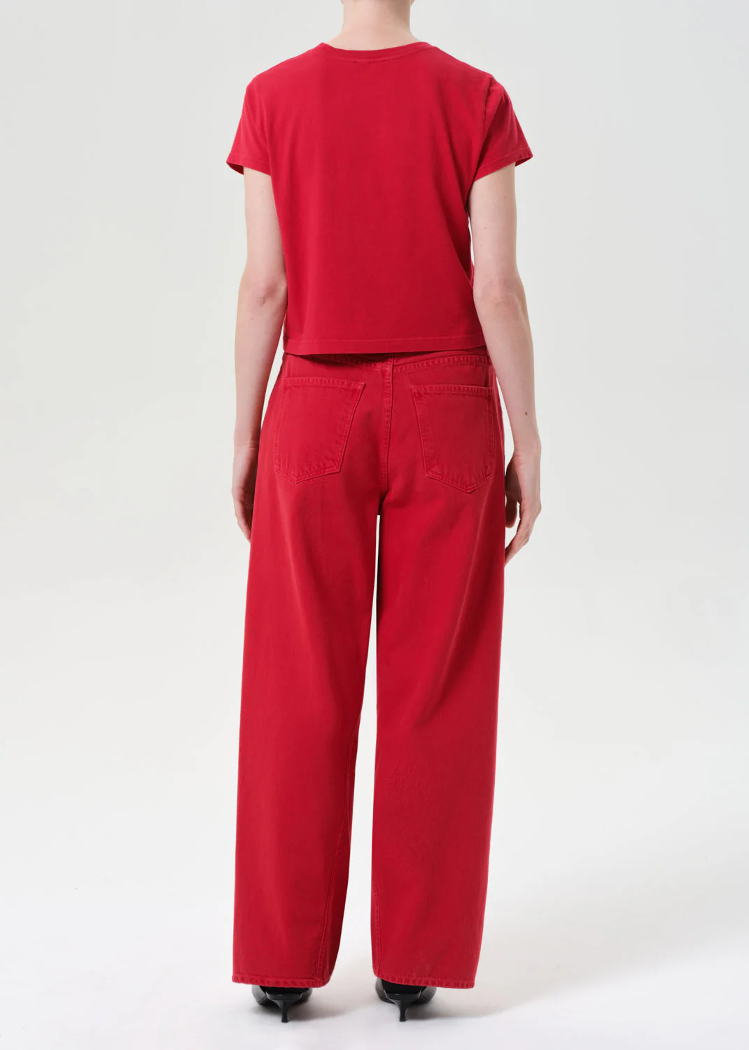 AGOLDE Twist Jean Jeans - Tomato - Image 6