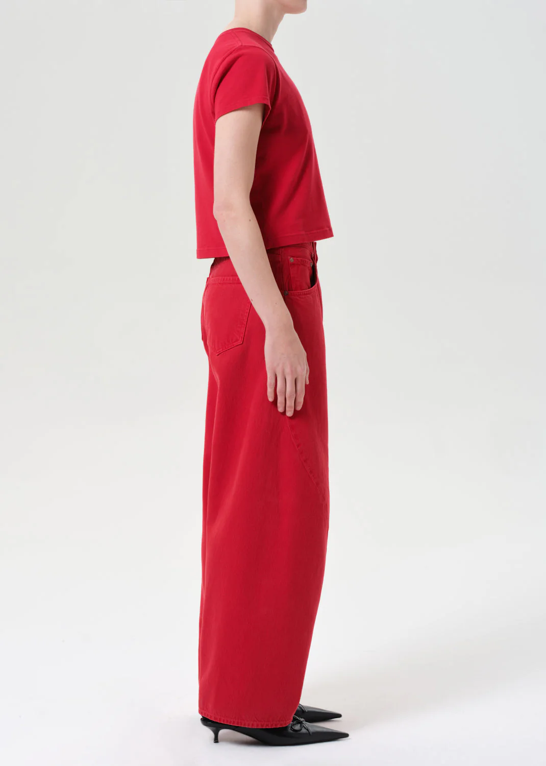 AGOLDE Twist Jean Jeans - Tomato - Image 7