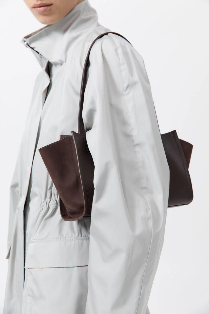 St. Agni Slim Wonton Tote - Coffee - Image 4