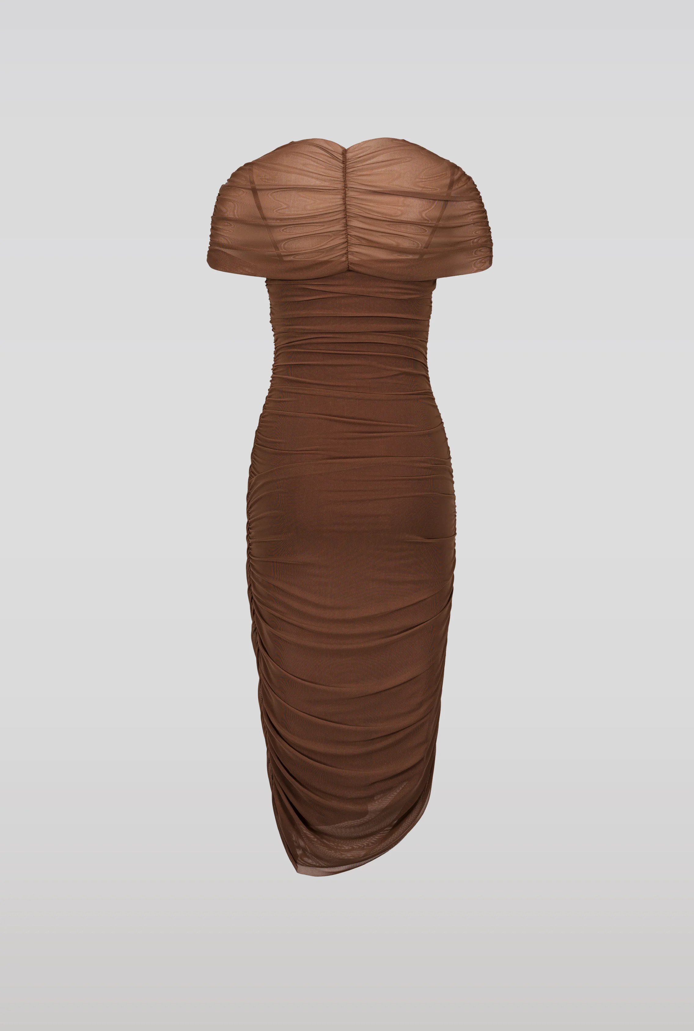 SAEMDI Draped Cape Dress - Image 3