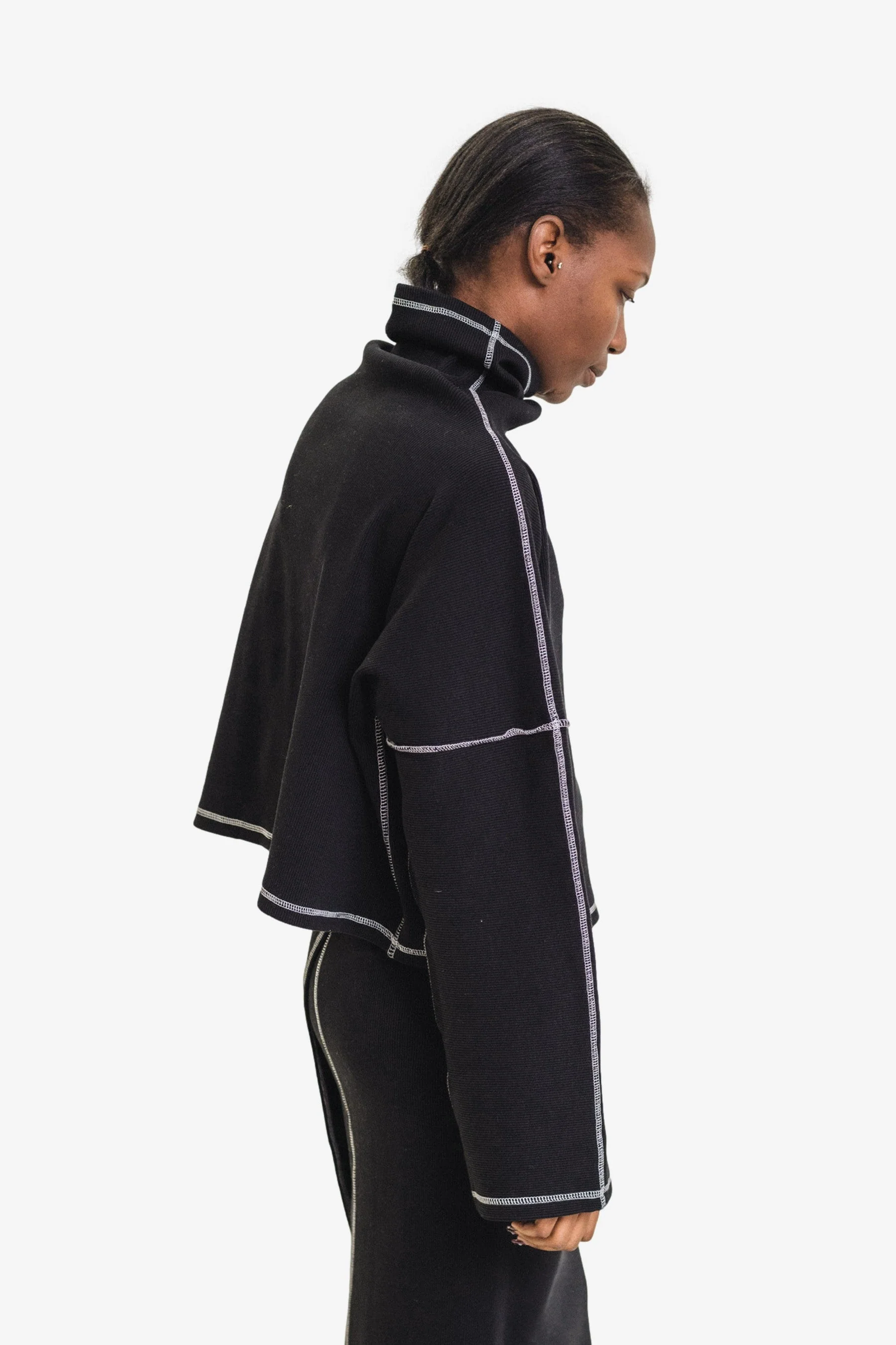 Baserange Camer Turtleneck - Black - Image 3