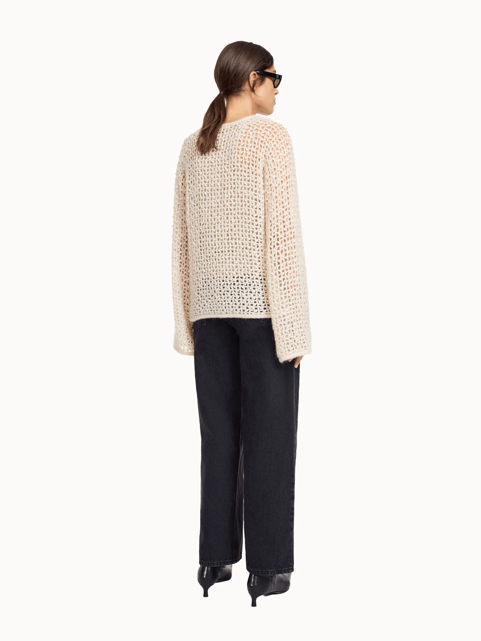 By Malene Birger Amil Sweater - Oyster Gray - Image 4