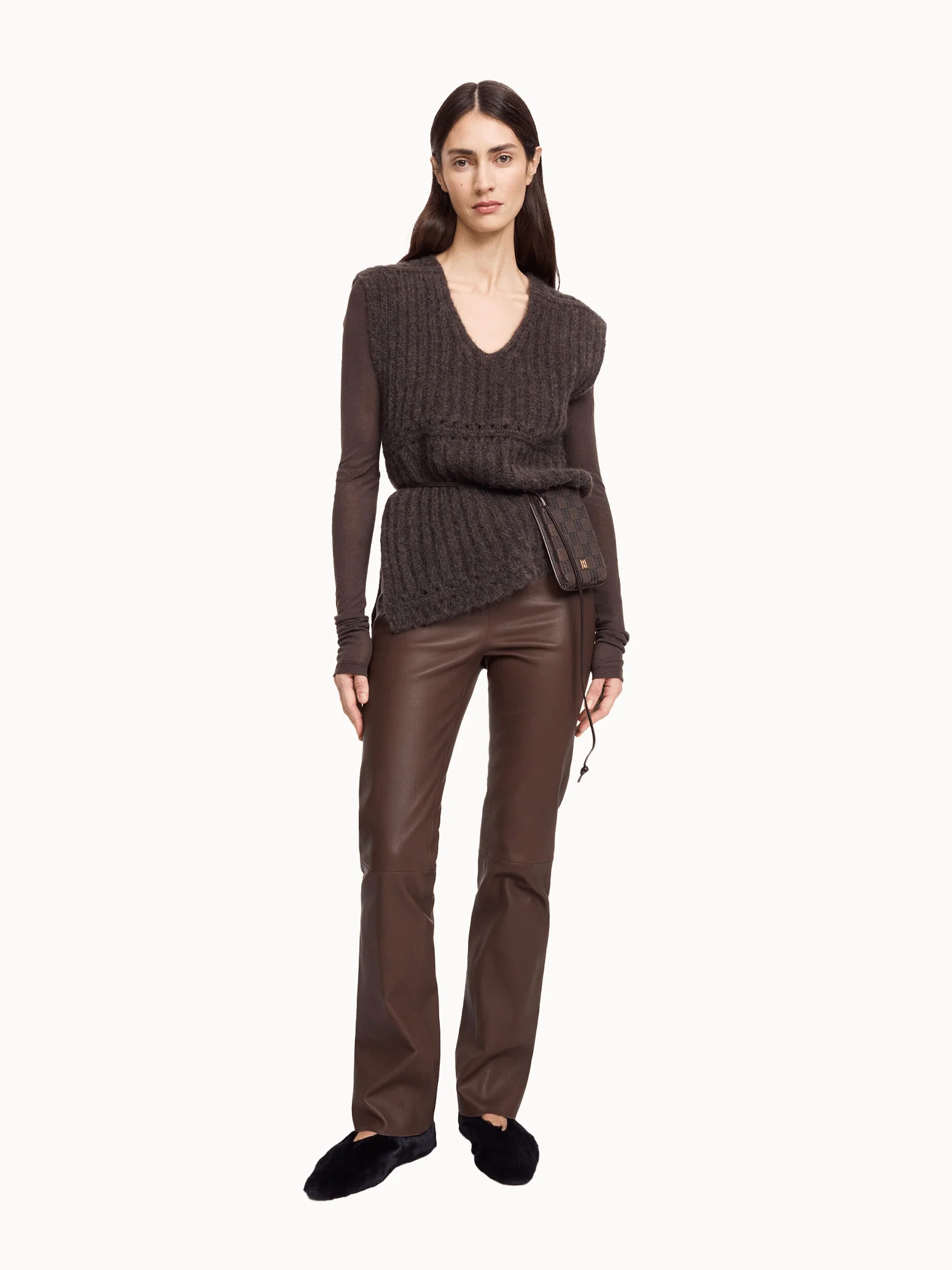 By Malene Birger Florentina Long Trousers - Carafe - Image 3