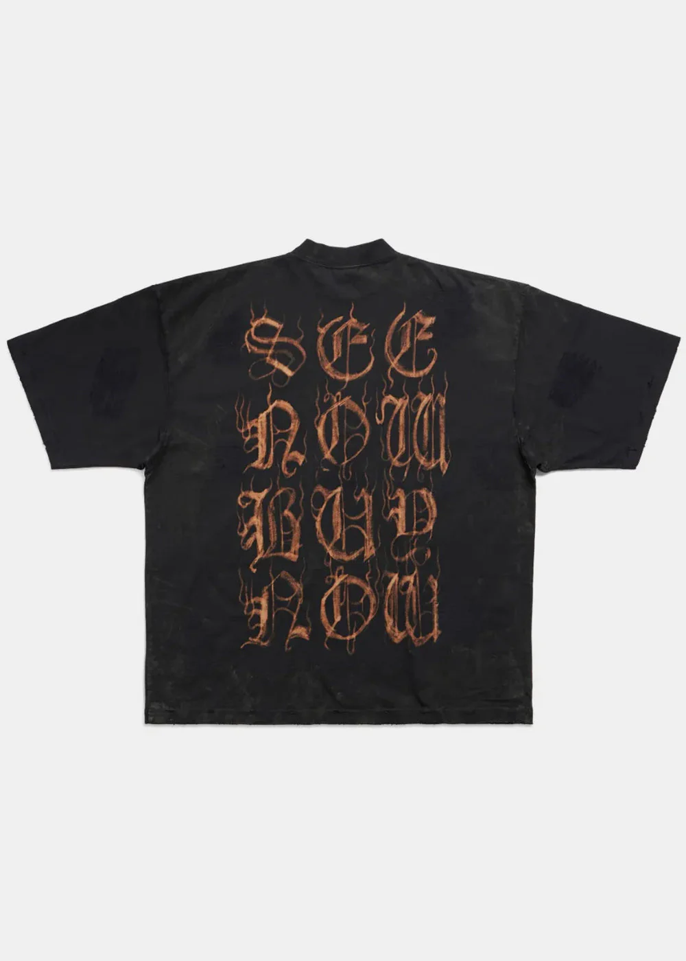 Balenciaga Heavy Metal T-Shirt - Black - Image 2