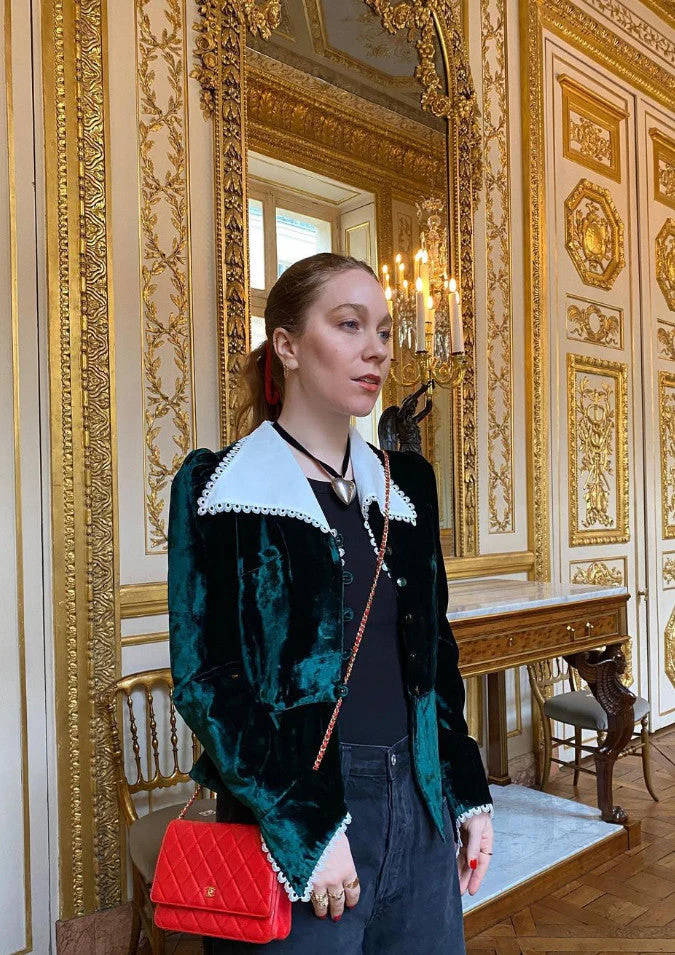 Kristinit Anais Velvet Jacket - Image 6