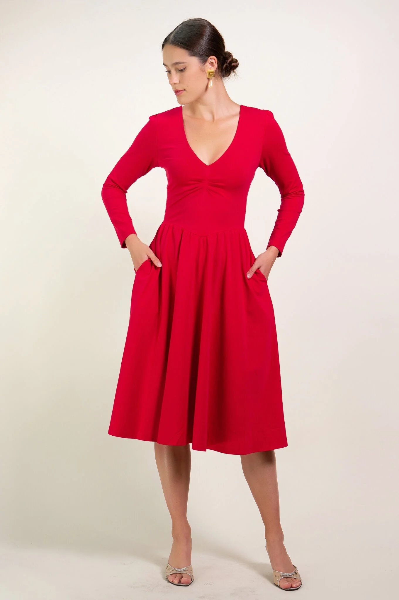 Kristinit Red Pina Ballet Dress - Image 3