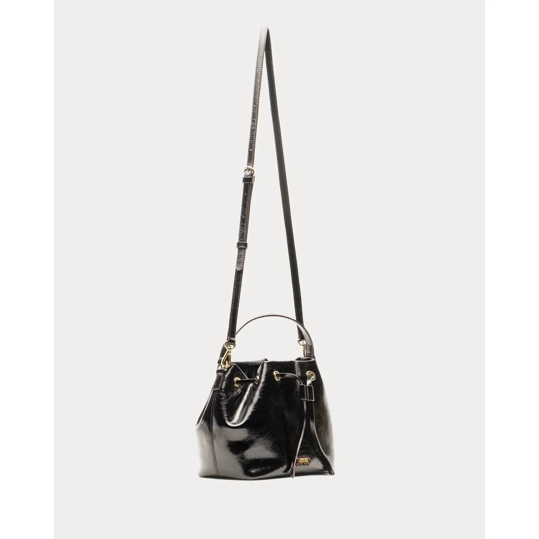 Frances Valentine Medium Minnie Bucket Bag - Black - Image 3