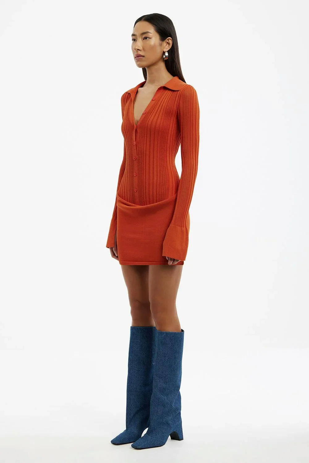 Significant Other Yasmine Mini Dress - Persimmon - Image 4