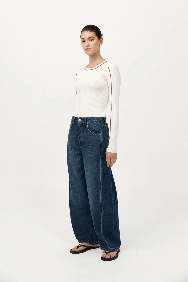 St. Agni Mid Rise Balloon Jeans - Image 5