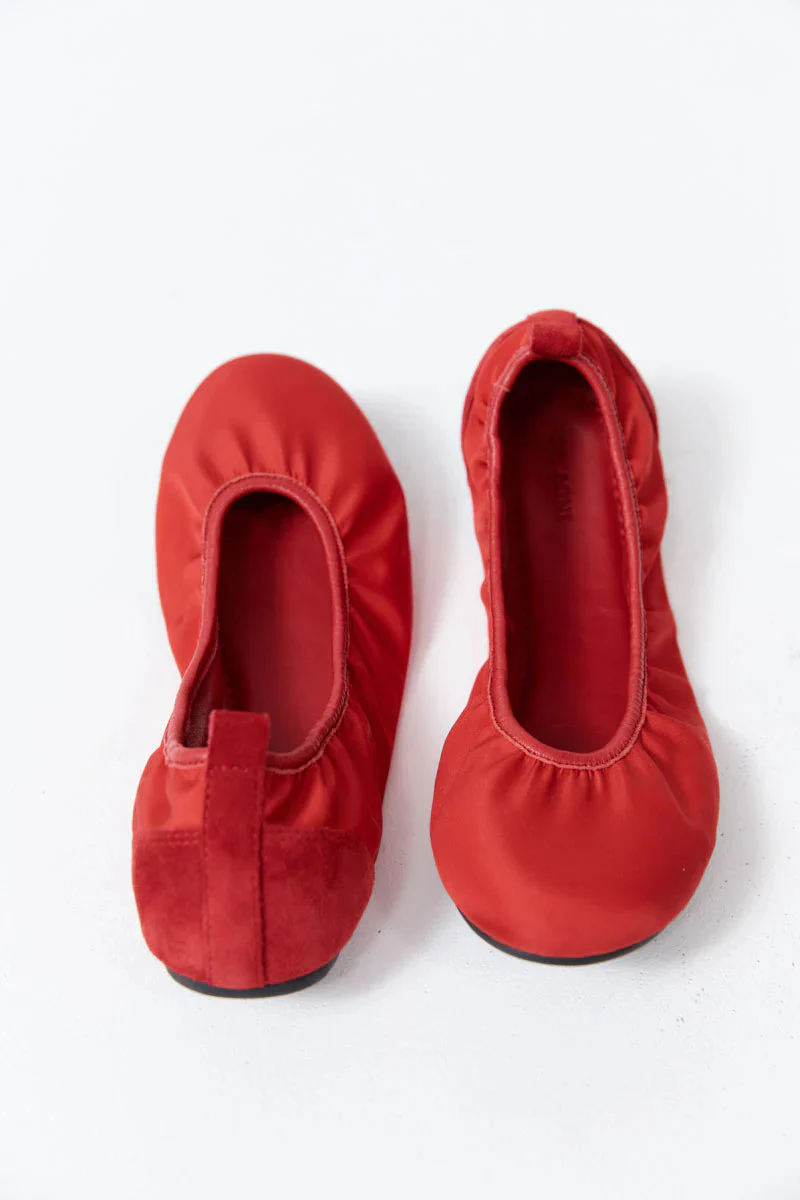 St. Agni Satin Ballet Flat - Image 7
