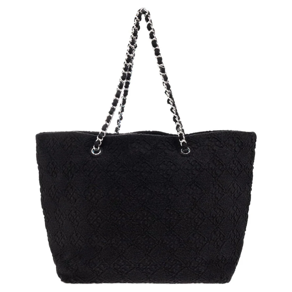 Tory Burch Ella Chain Tote - Black - Image 2