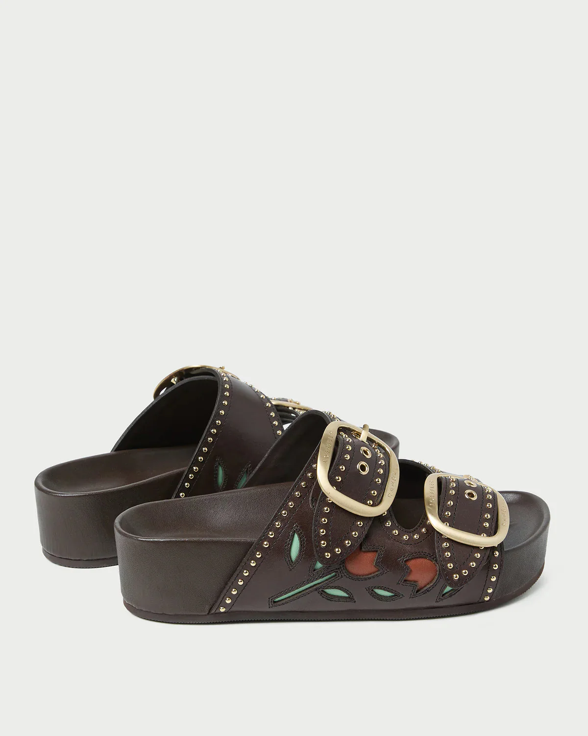 Loeffler Randall Eve Two Band Sandal - Tmoro - Image 5
