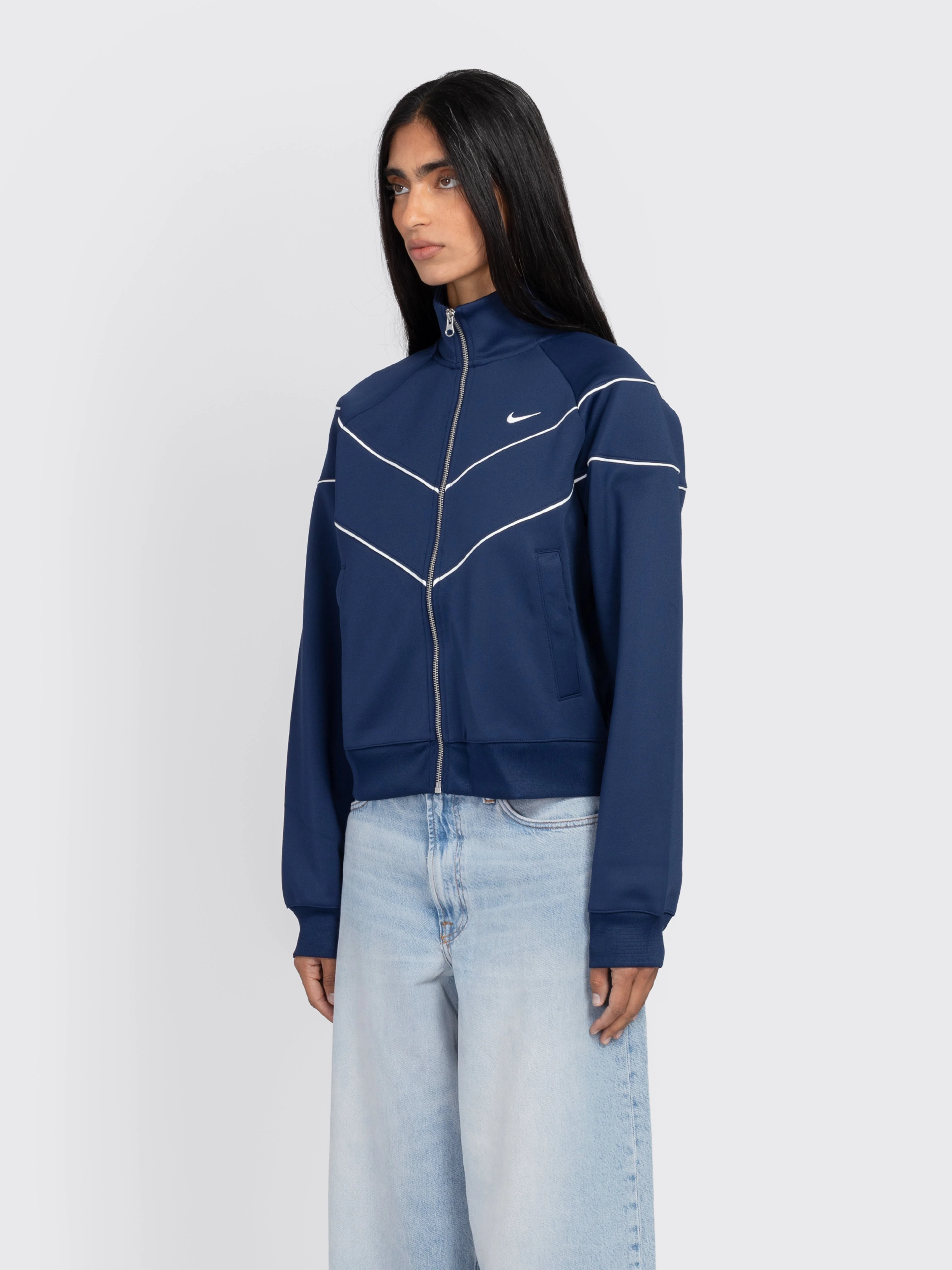 Nike Windrunner Knit Jacket - Navy - Image 2
