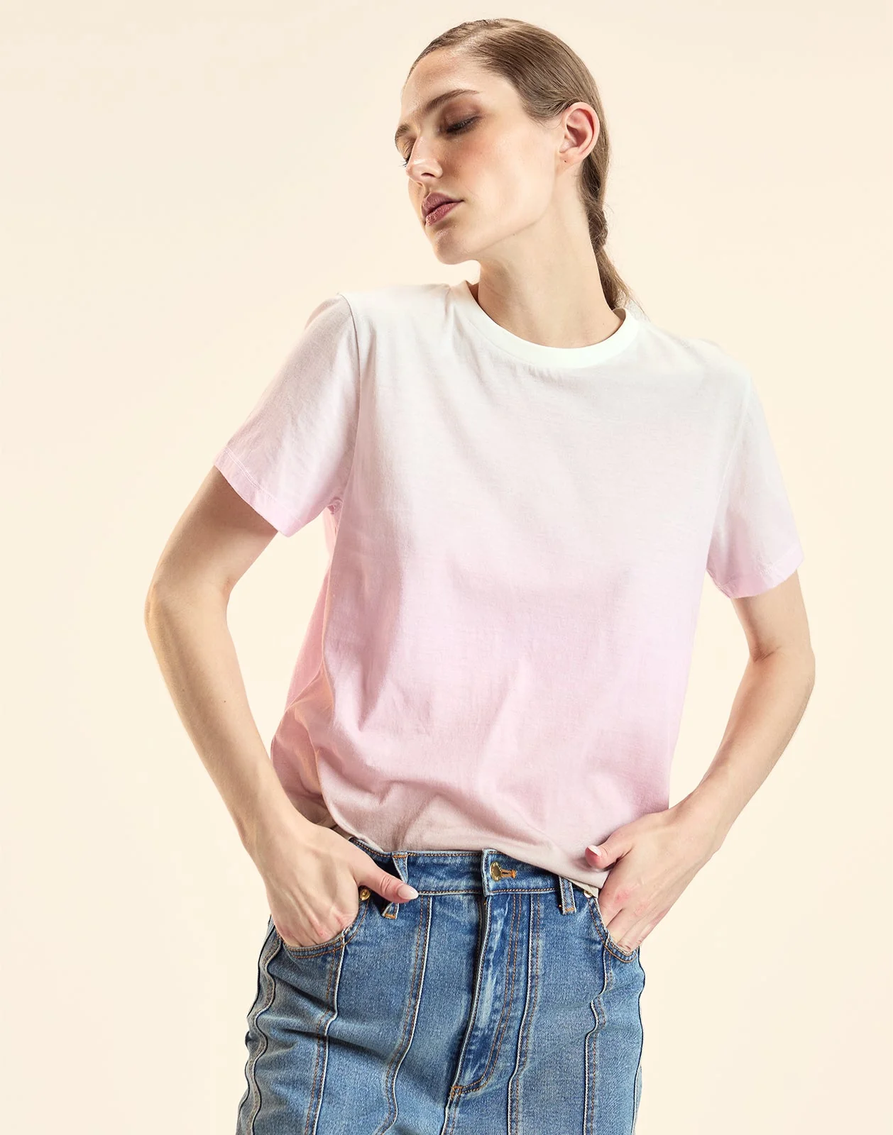 Cynthia Rowley Everyday Tee - PNKGRD - Image 3