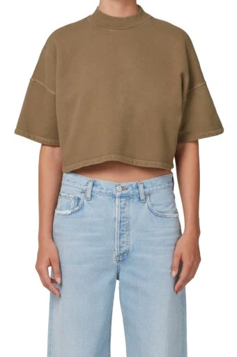 AGOLDE Reed Fleece Tee - Image 11