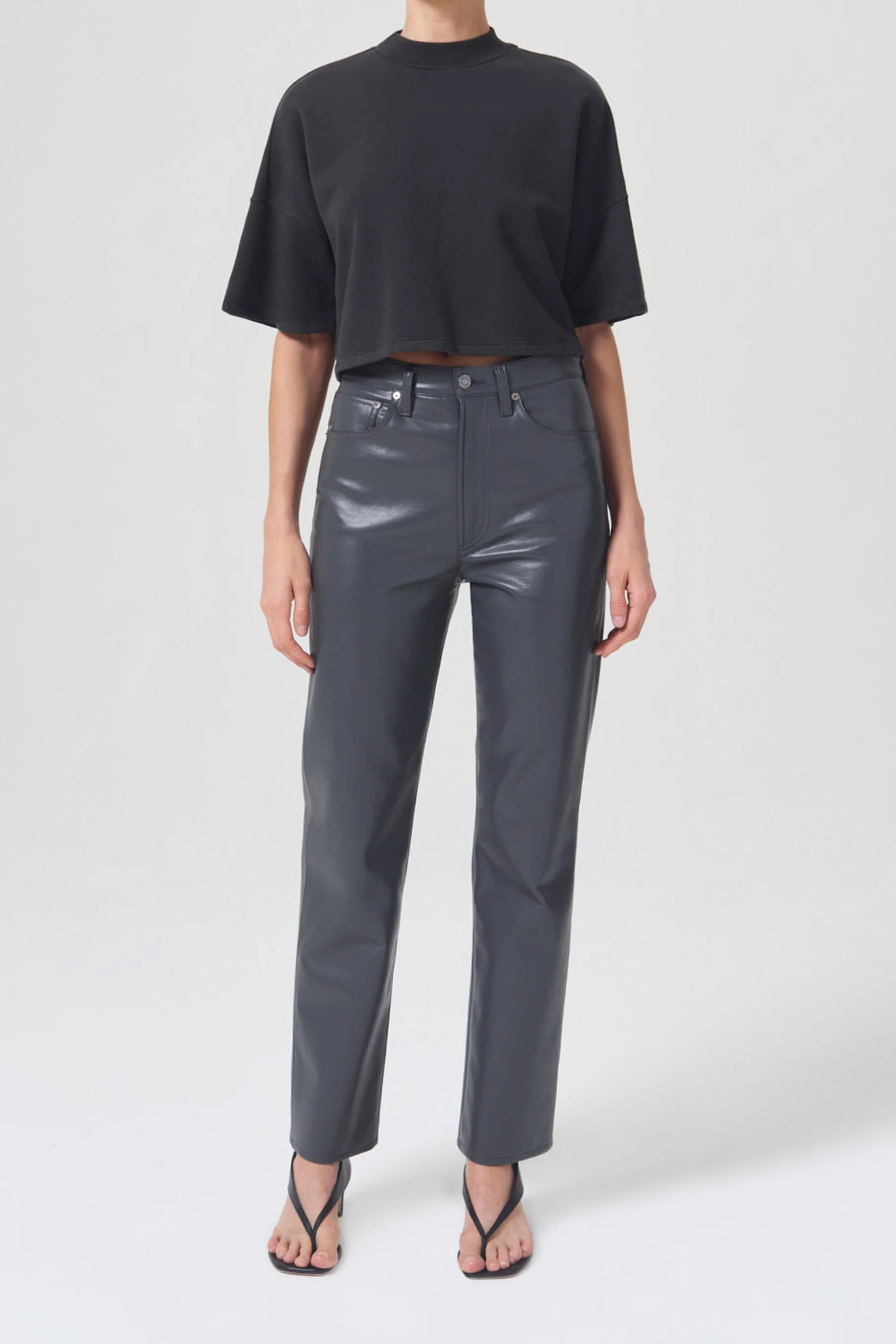 AGOLDE Reed Fleece Tee - Image 2
