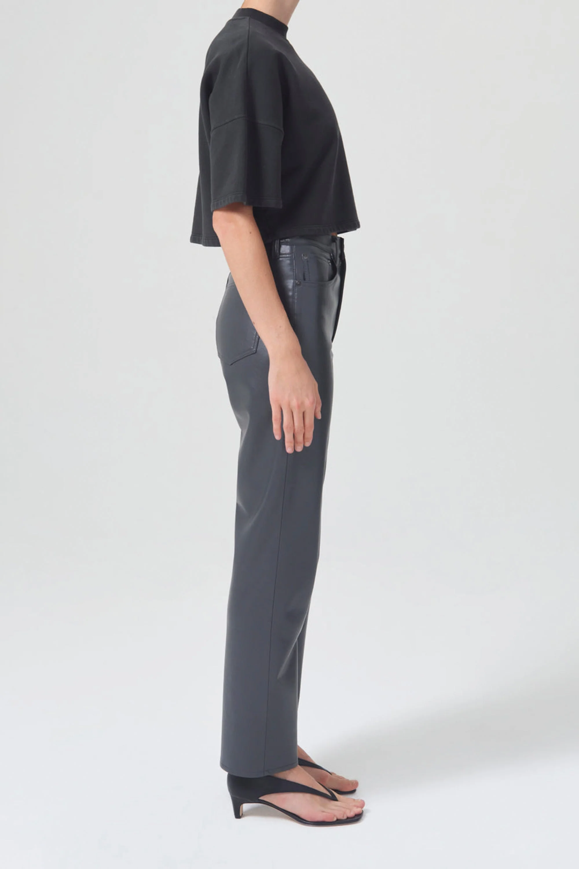 AGOLDE Reed Fleece Tee - Image 3
