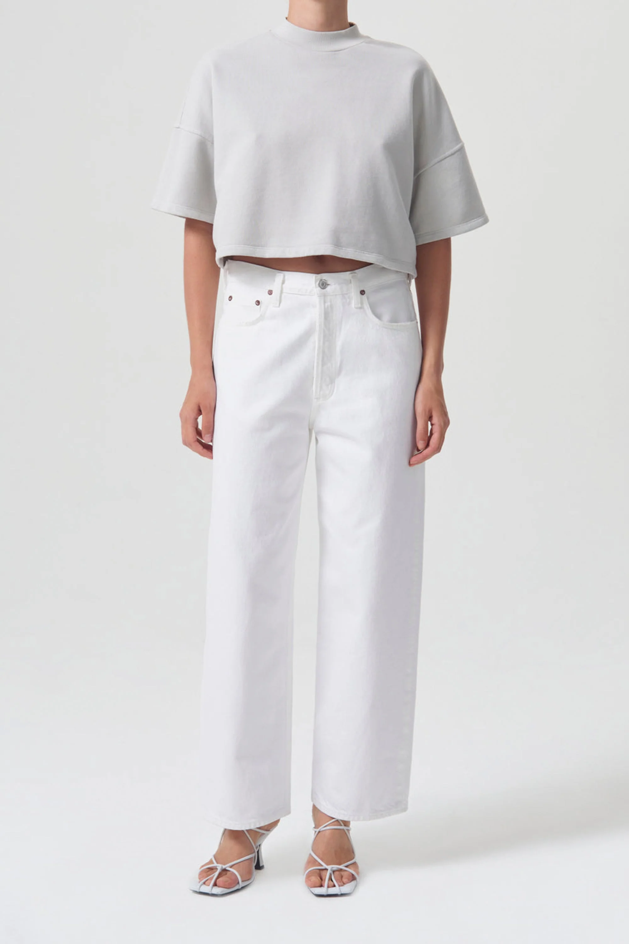 AGOLDE Reed Fleece Tee - Image 7
