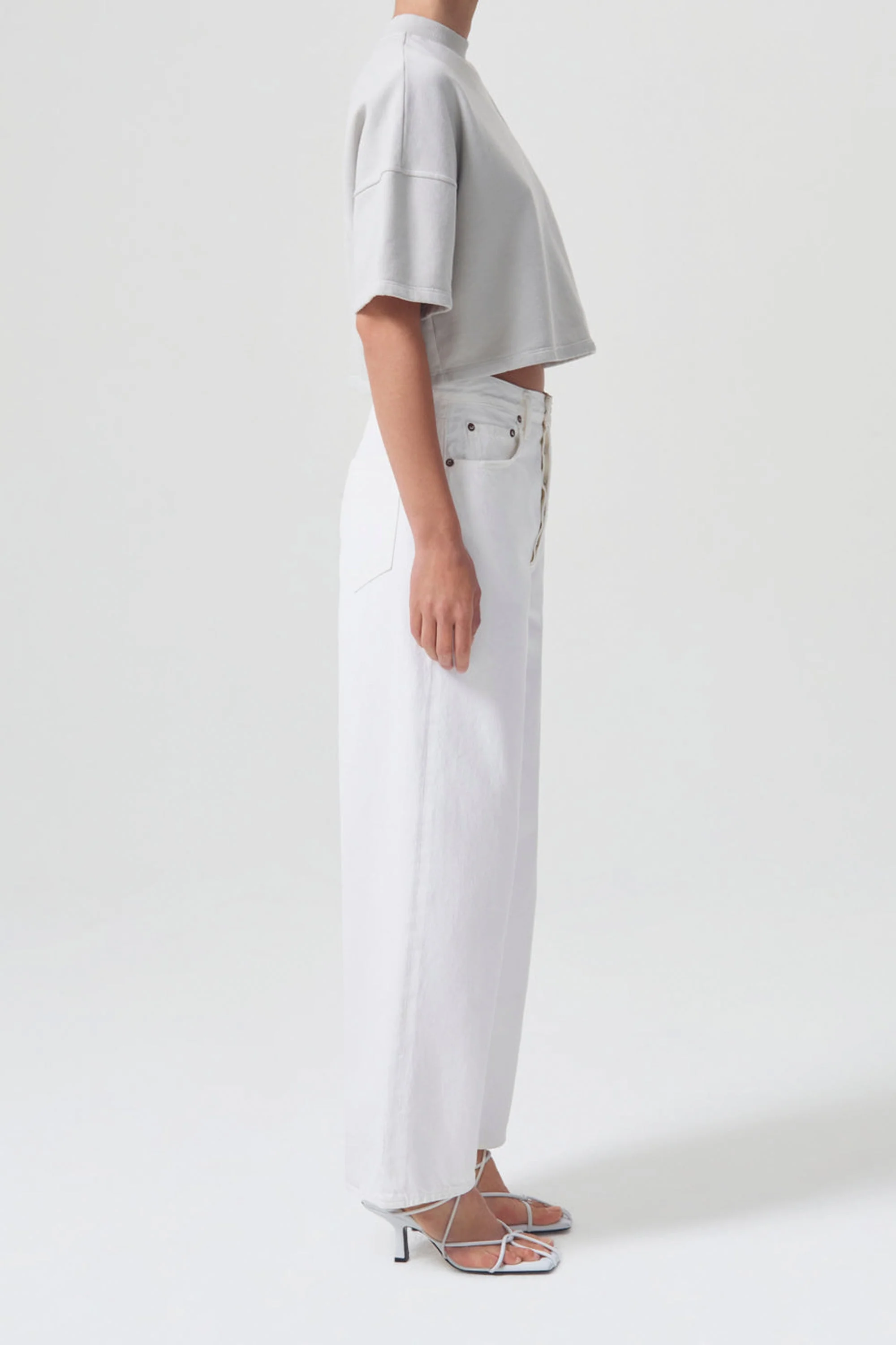 AGOLDE Reed Fleece Tee - Image 8